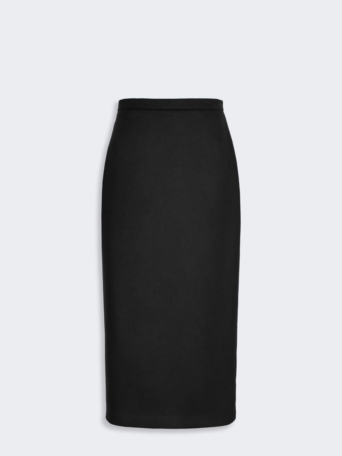 Sable-look camel pencil skirt - BLACK - Max Mara - 5