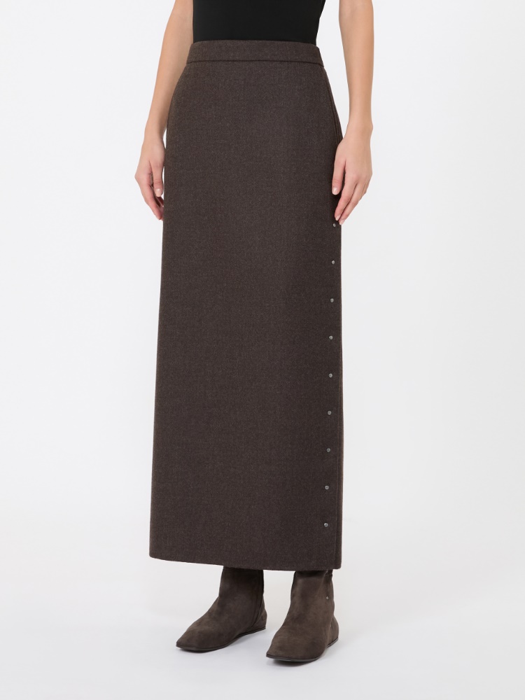 Long felted wool skirt - MUD - Max Mara - 2