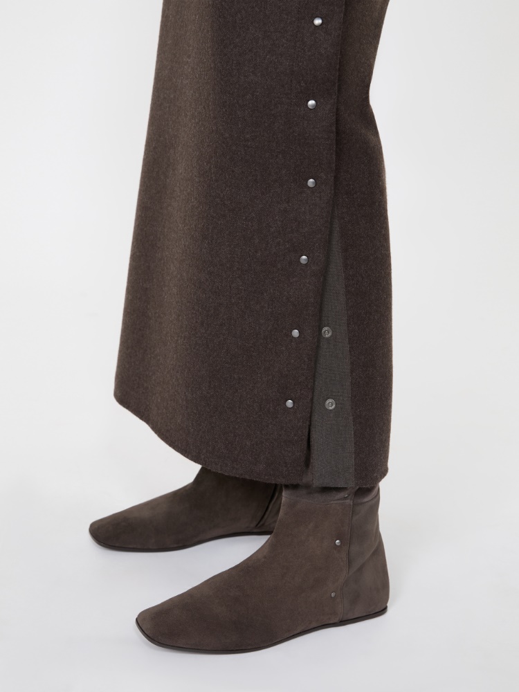 Long felted wool skirt - MUD - Max Mara - 5