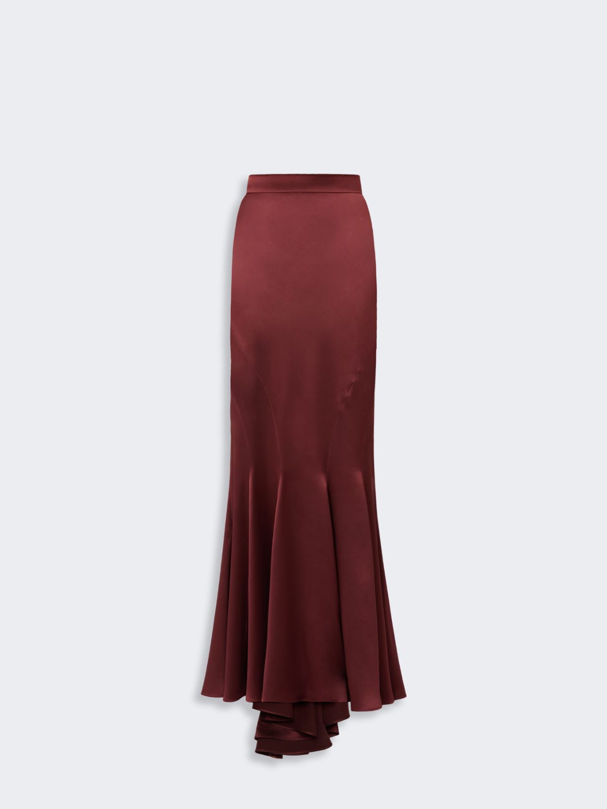 Long silk satin skirt - RUST - Max Mara - 5