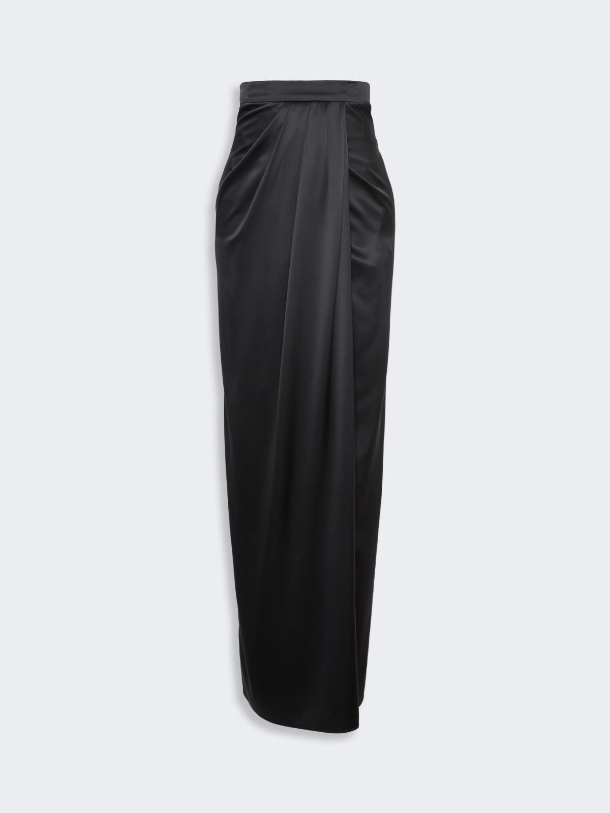 Long silk satin skirt - DARK GREY - Max Mara - 5