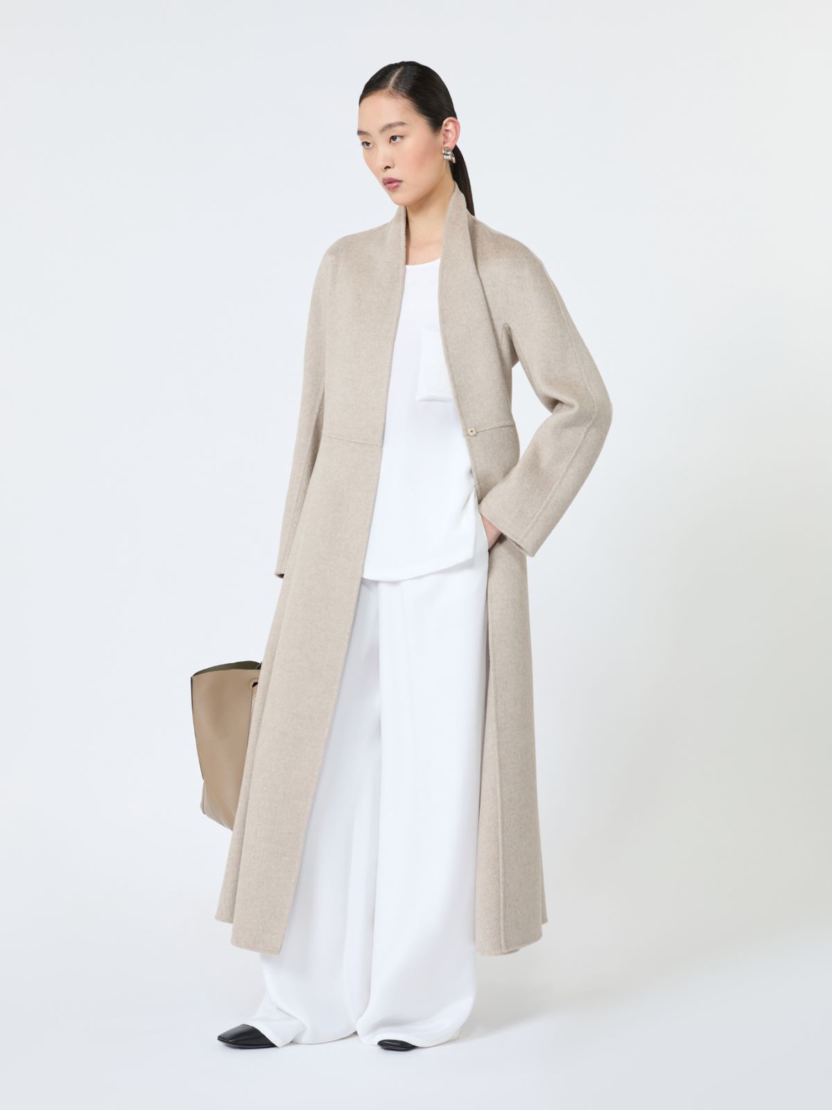 Printed silk crepe de chine blouse + WHITE - Max Mara