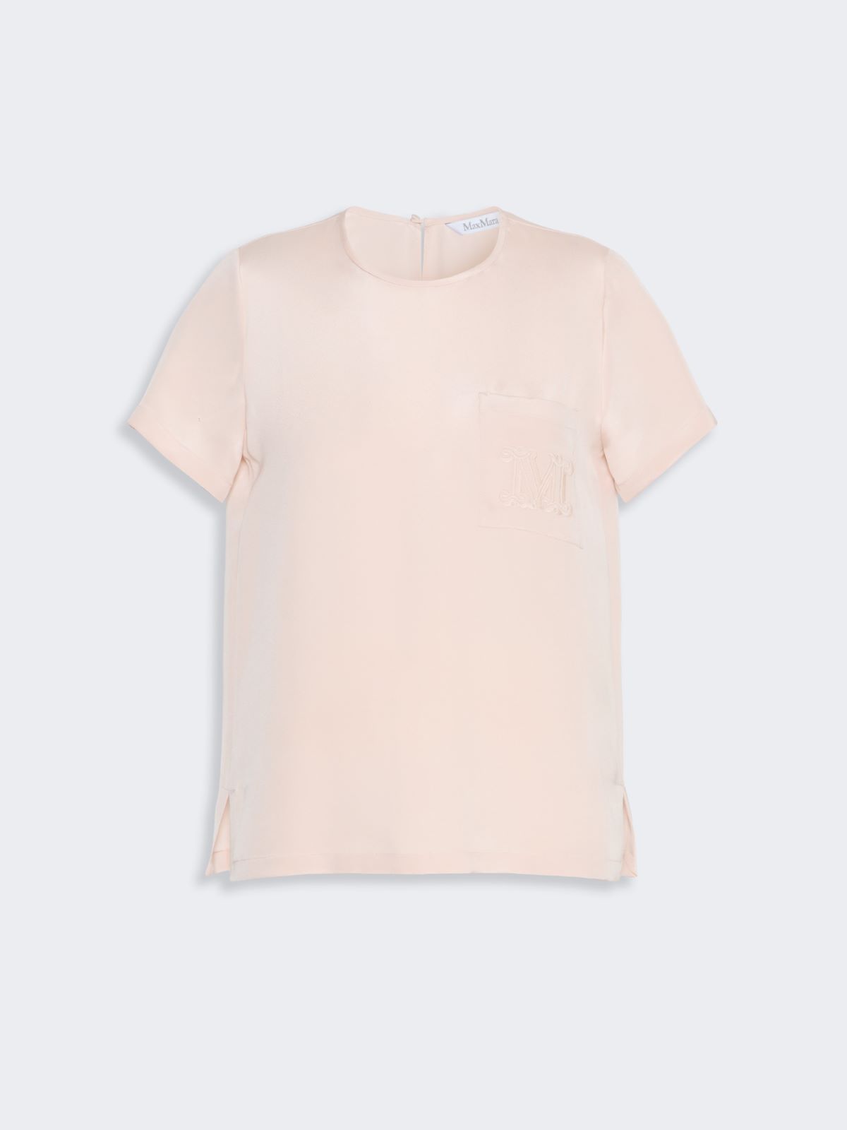 Printed silk crepe de chine blouse - PINK - Max Mara - 4