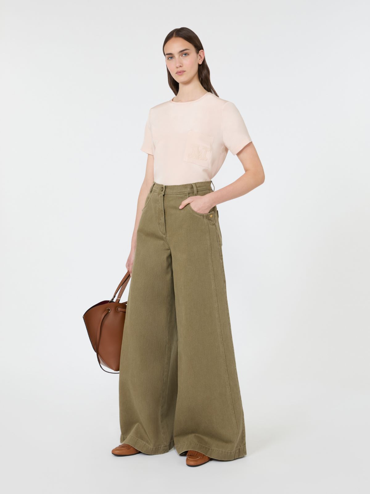Printed silk crepe de chine blouse - PINK - Max Mara