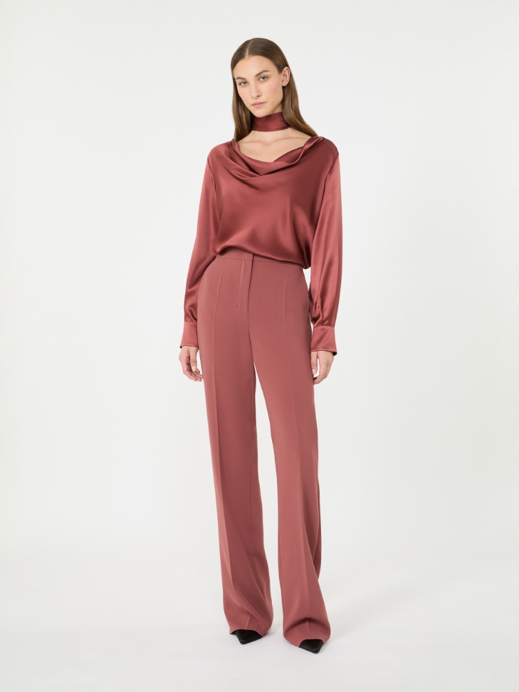 Silk satin blouse + ANTIQUE ROSE - Max Mara