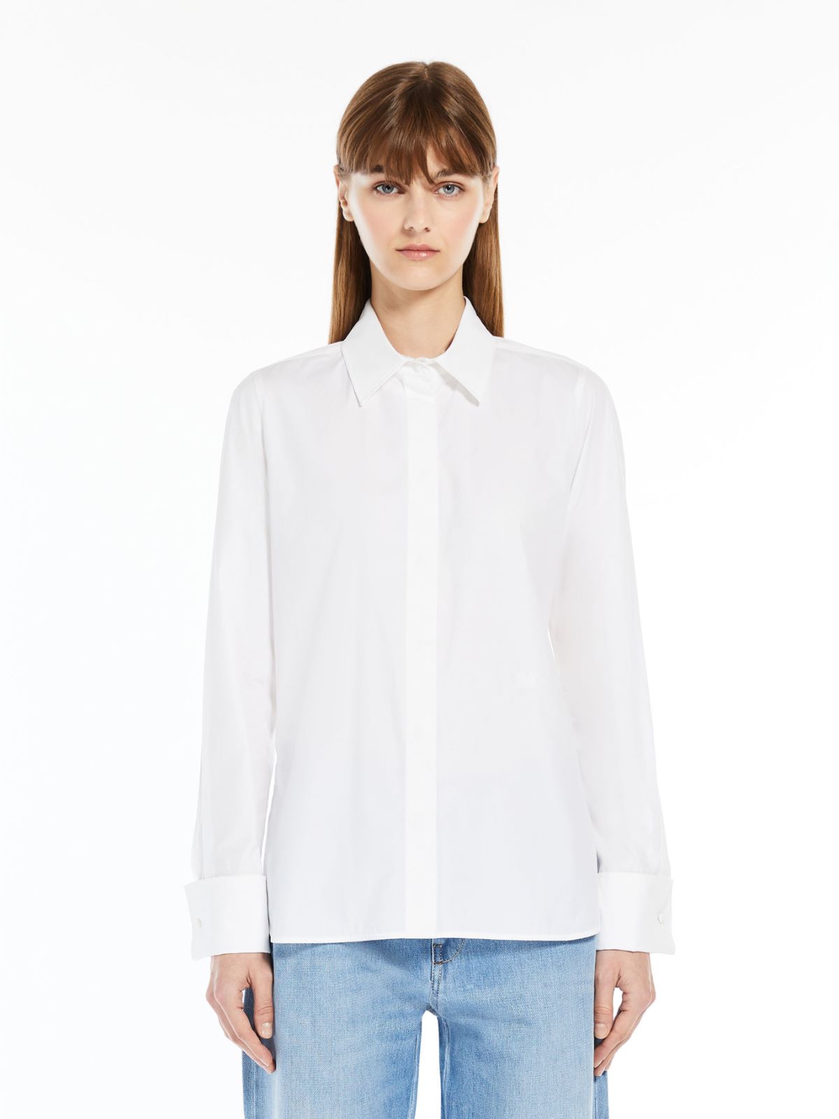 Cotton logo shirt - OPTICAL WHITE - 2