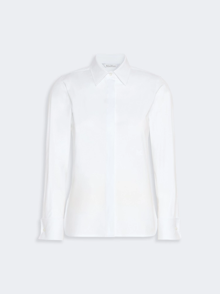 Cotton logo shirt - OPTICAL WHITE
