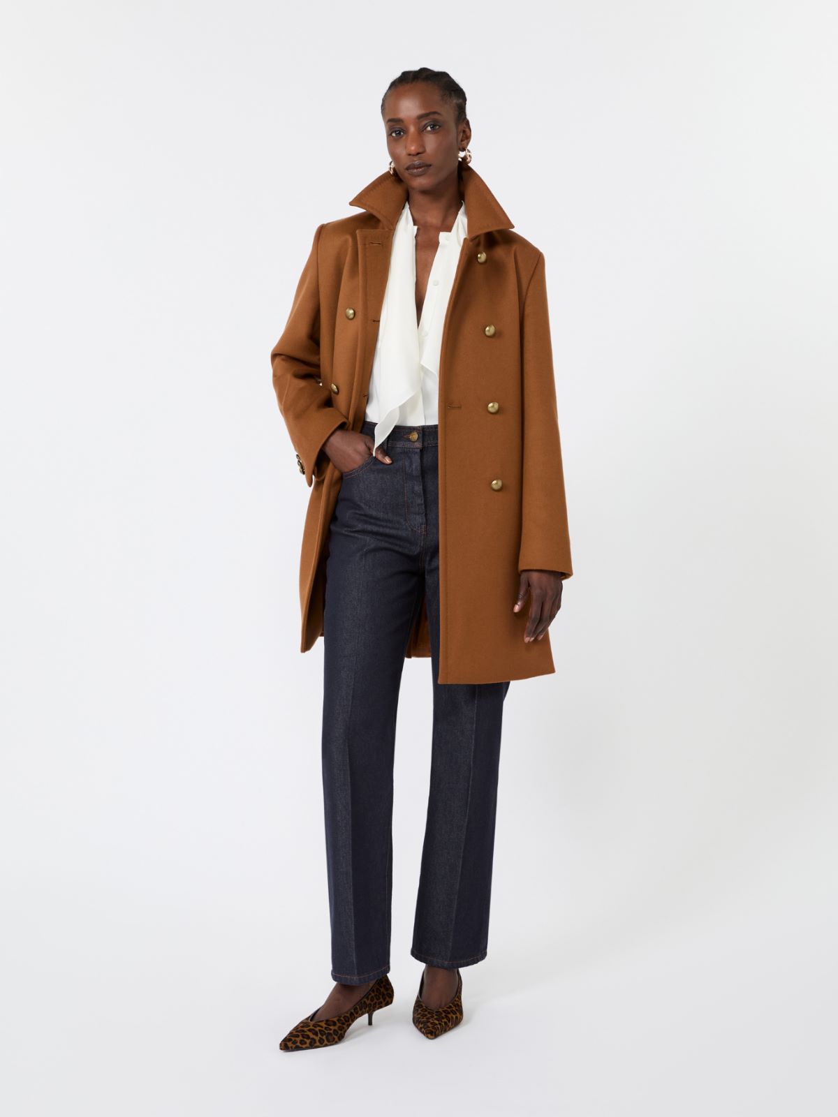 Ruffled silk charmeuse shirt - SEDA