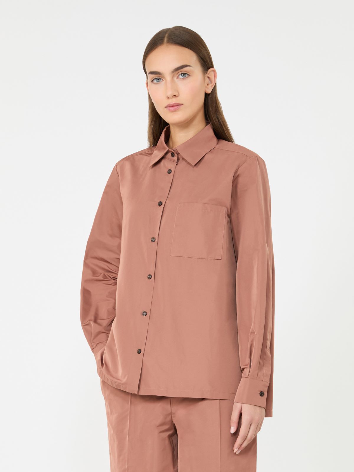 Silk-blend radzimir shirt - ANTIQUE ROSE - Max Mara - 2