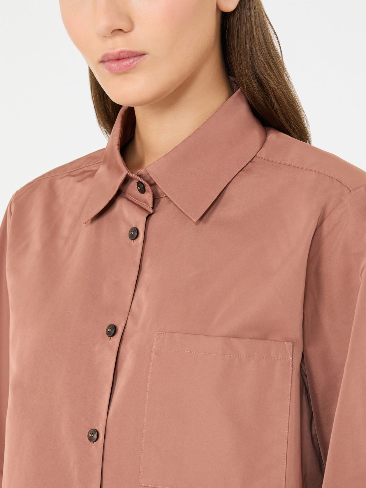 Silk-blend radzimir shirt - ANTIQUE ROSE - Max Mara - 4