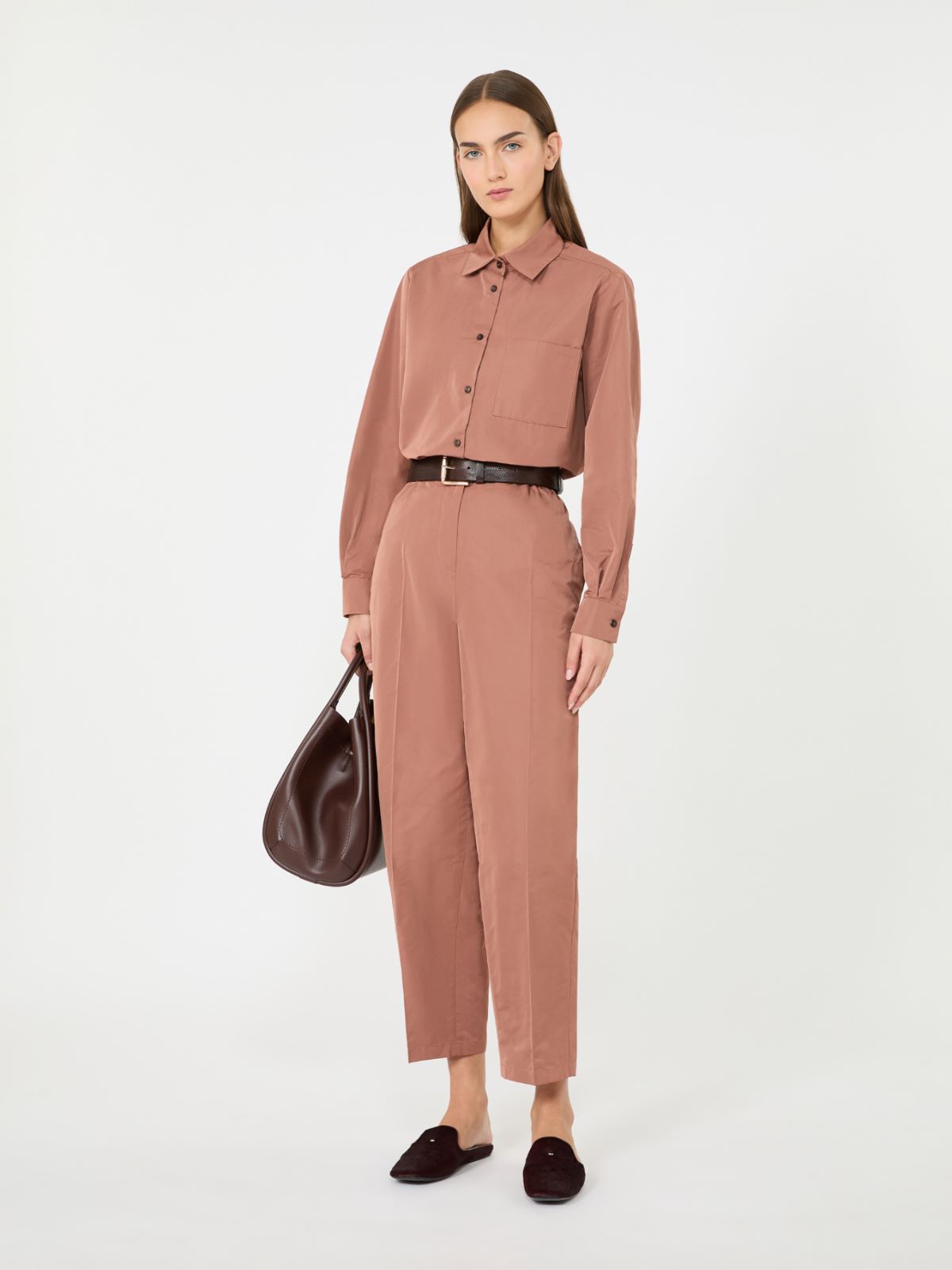 Silk-blend radzimir shirt - ANTIQUE ROSE - Max Mara