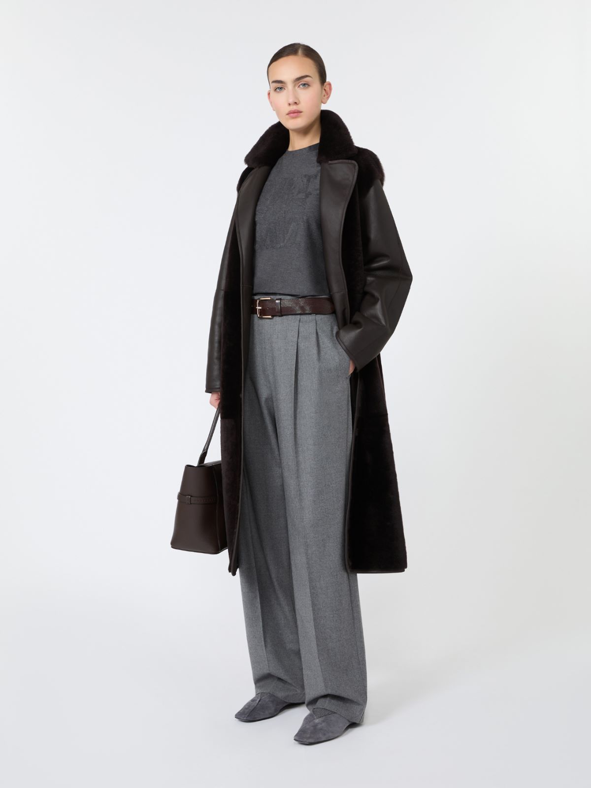 알리비 캐시미어 트라우저 - MEDIUM GREY - Max Mara