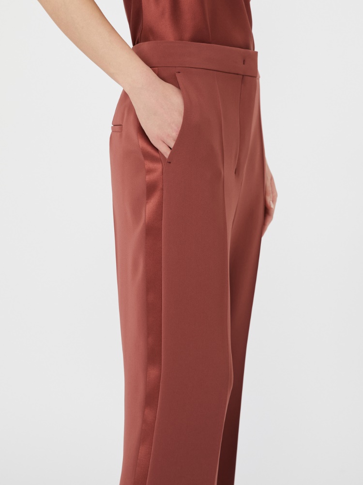 Pantalone smoking in cady - ROSA ANTICO - Max Mara - 4