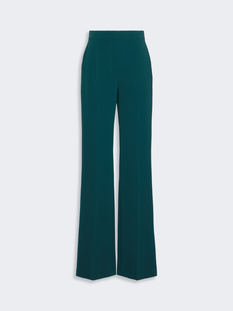 Pantalon de smoking en cady - VERT FONCE