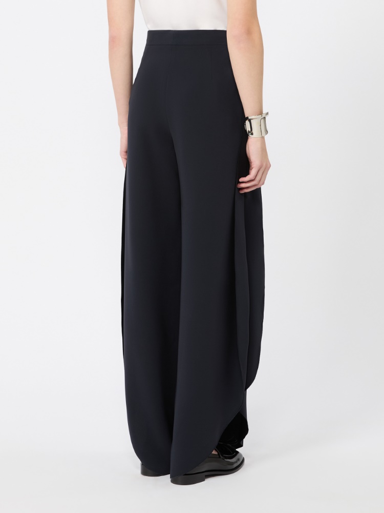 Pantalón ancho de cady - AZUL - 3