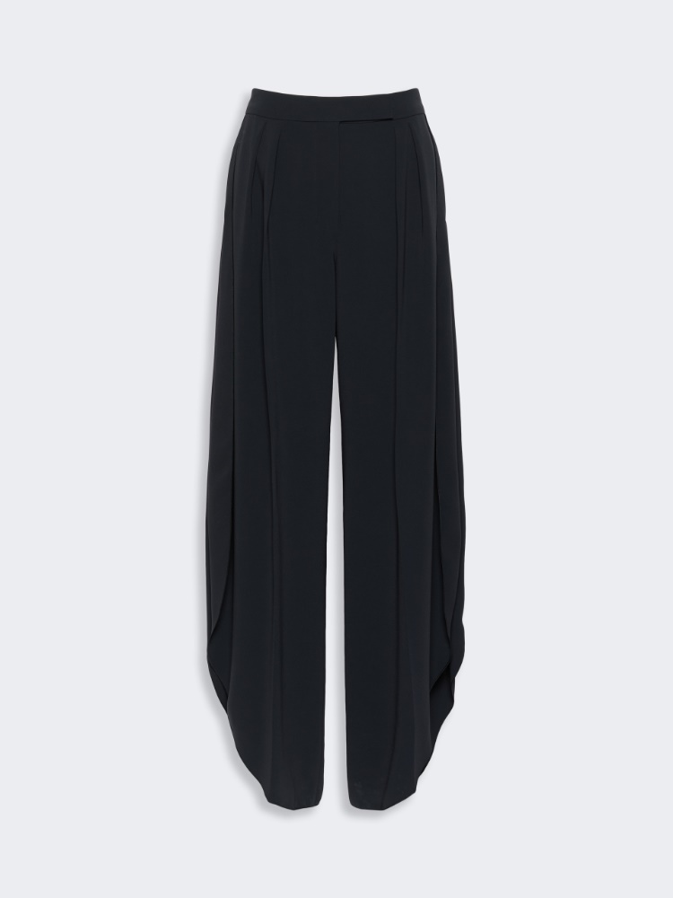 Pantalón ancho de cady - AZUL