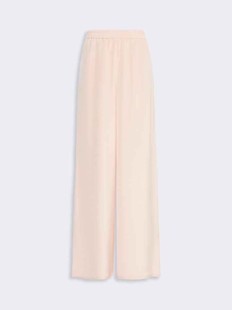 Relaxed-fit heavy silk trousers - PINK