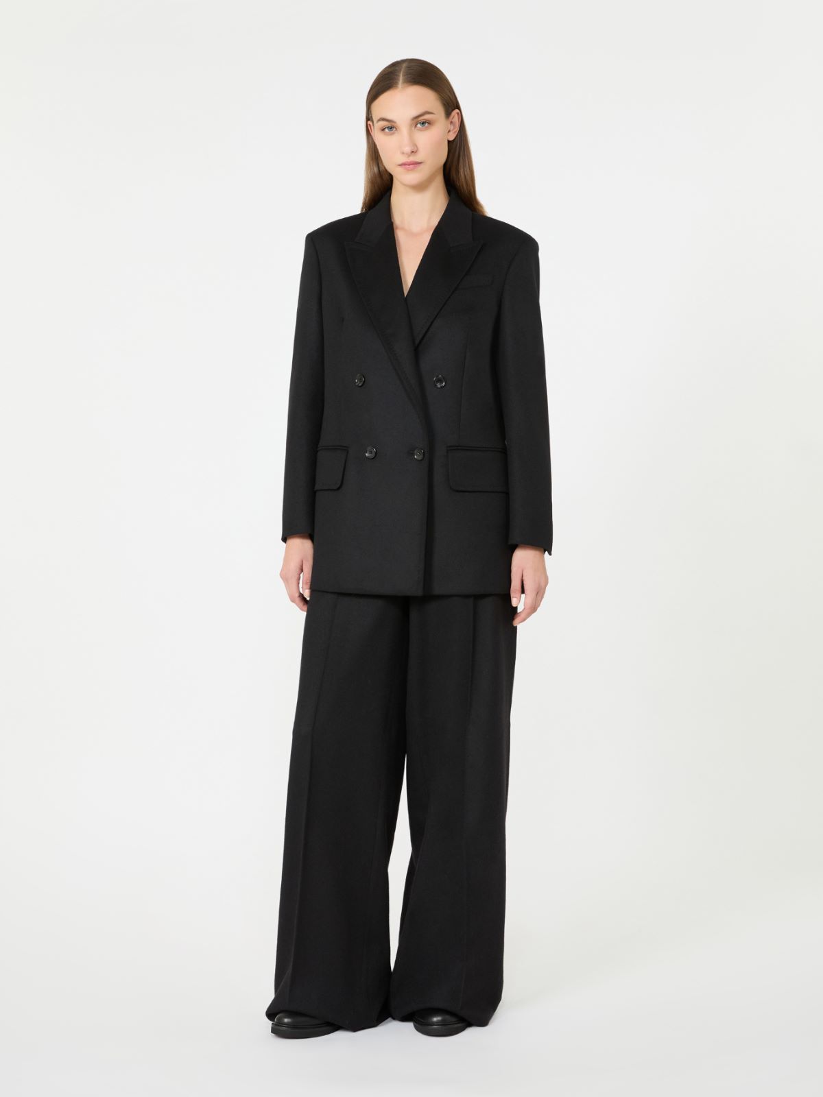 필라토 카멜 트라우저 - BLACK - Max Mara