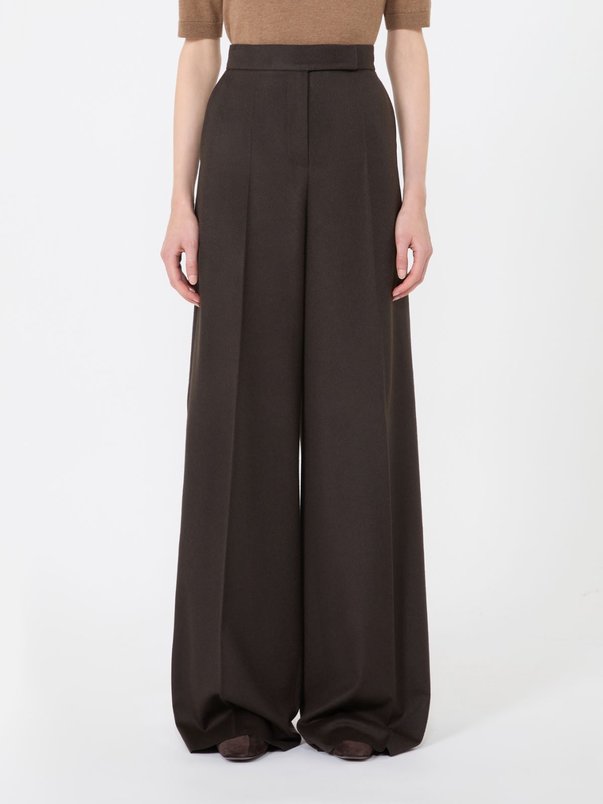 필라토 카멜 트라우저 - DARK BROWN - Max Mara - 2