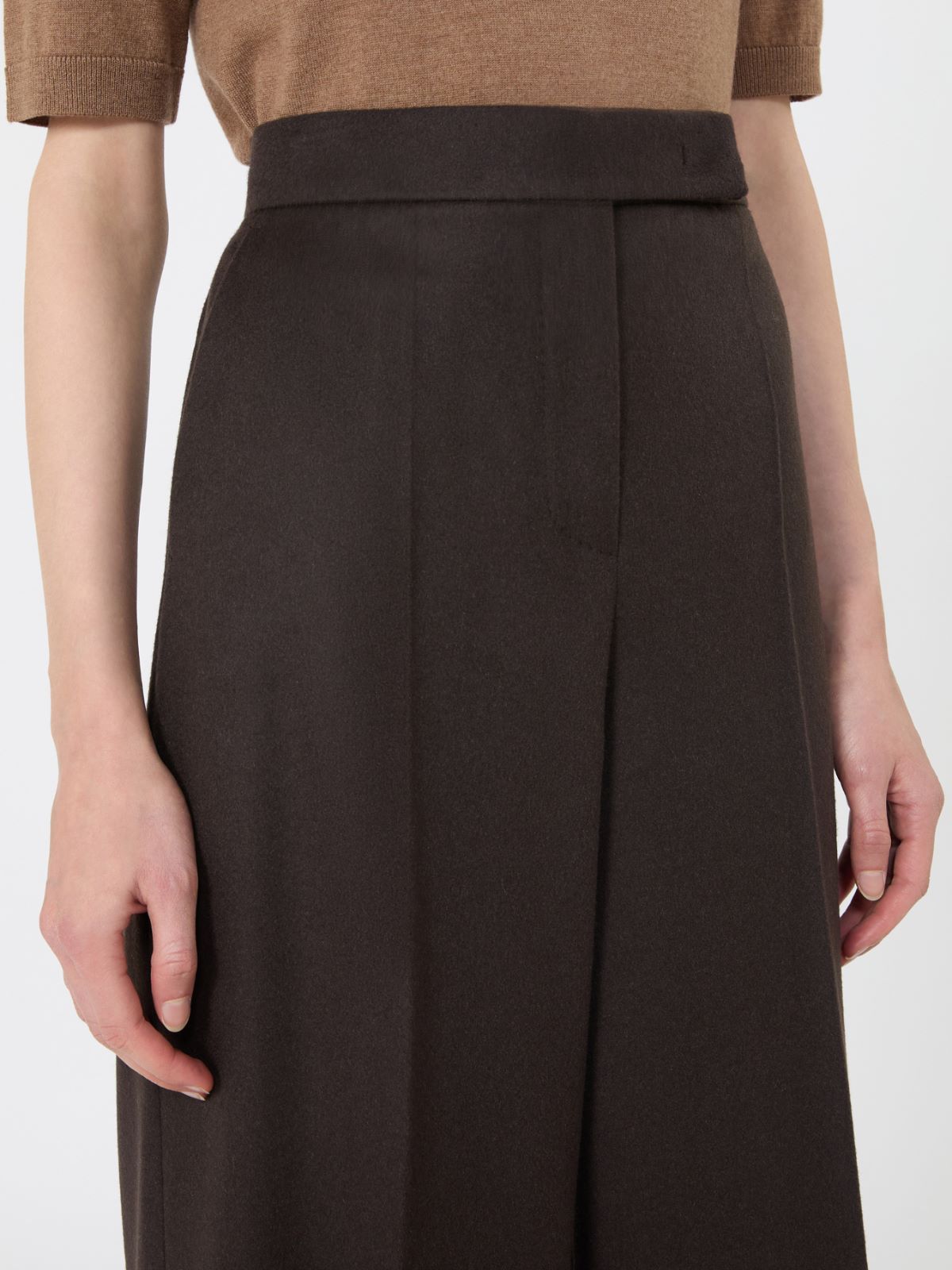 필라토 카멜 트라우저 - DARK BROWN - Max Mara - 4