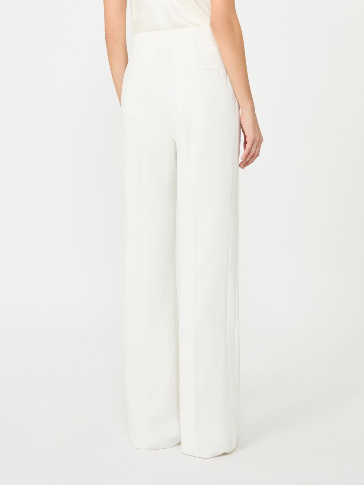 Cady tuxedo trousers - WHITE - Max Mara - 3