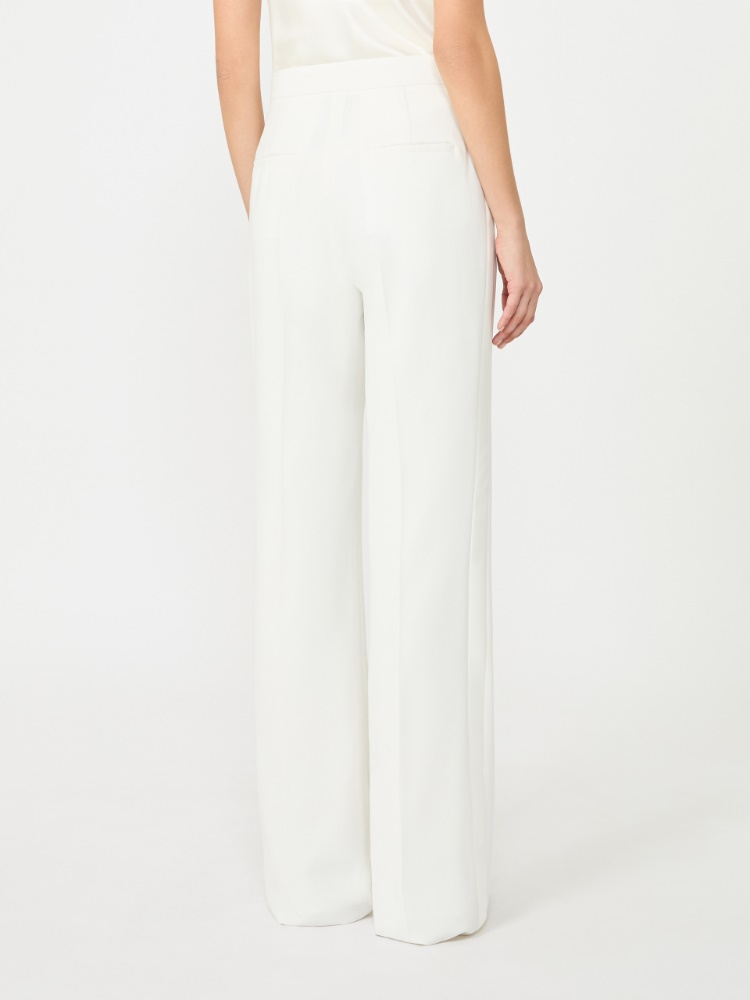 Cady tuxedo trousers - WHITE - Max Mara - 3