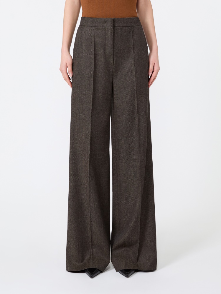 Denim-look wool trousers - SCHWARZ - Max Mara - 2