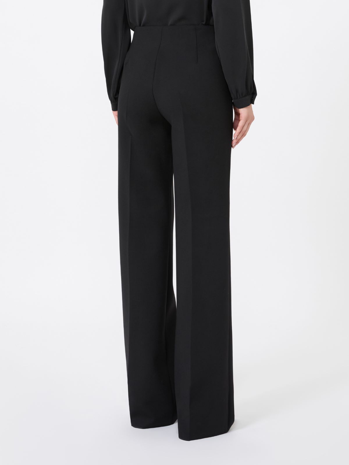 Slim-fit wool cloth trousers - NOIR - Max Mara - 3
