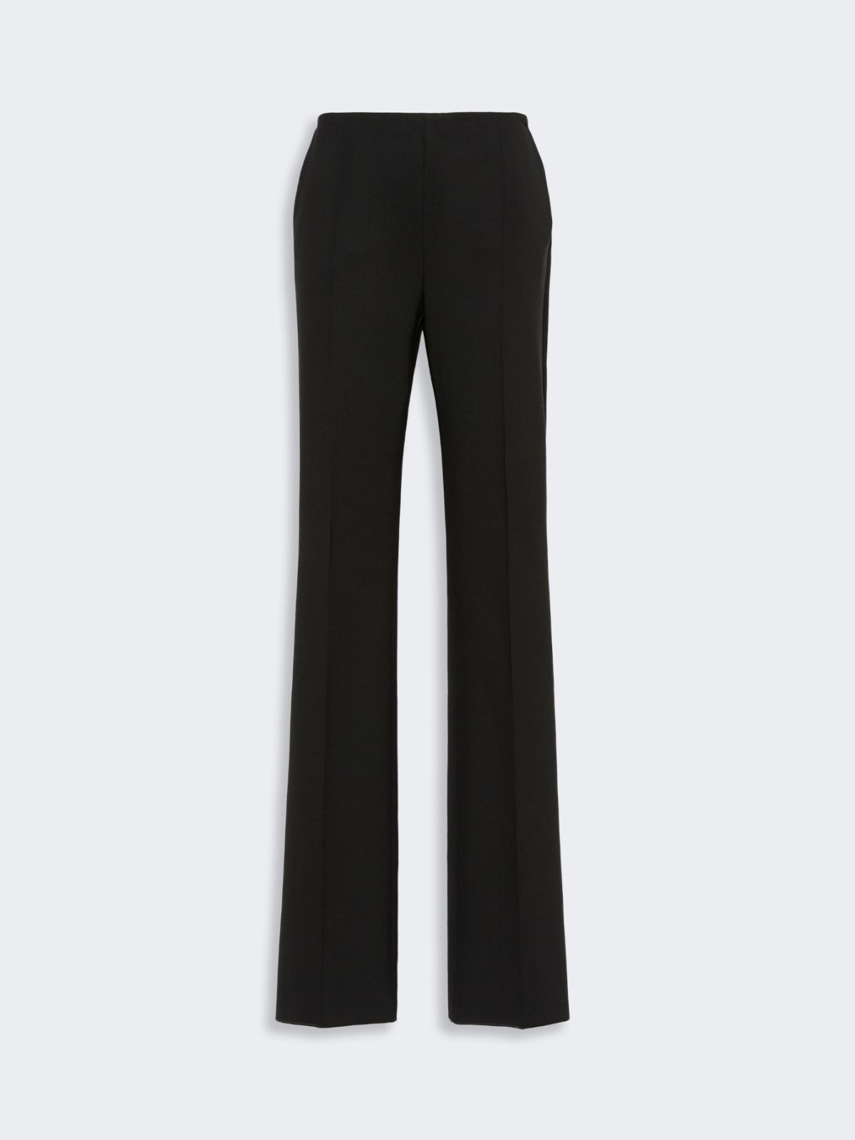 Slim-fit wool cloth trousers - NOIR - Max Mara - 4