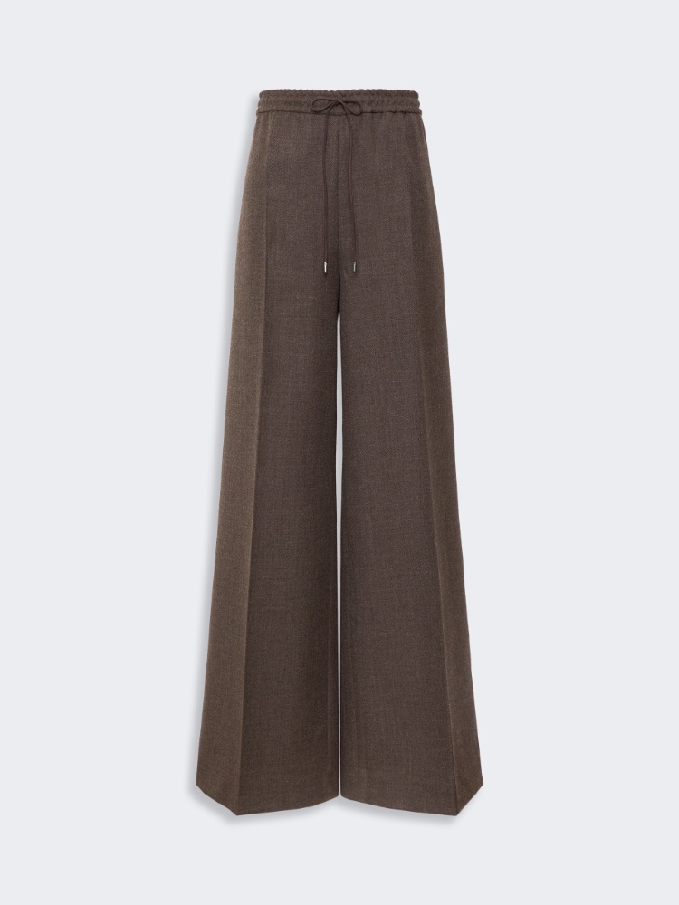 Batavia wool trousers - MUD - Max Mara - 5