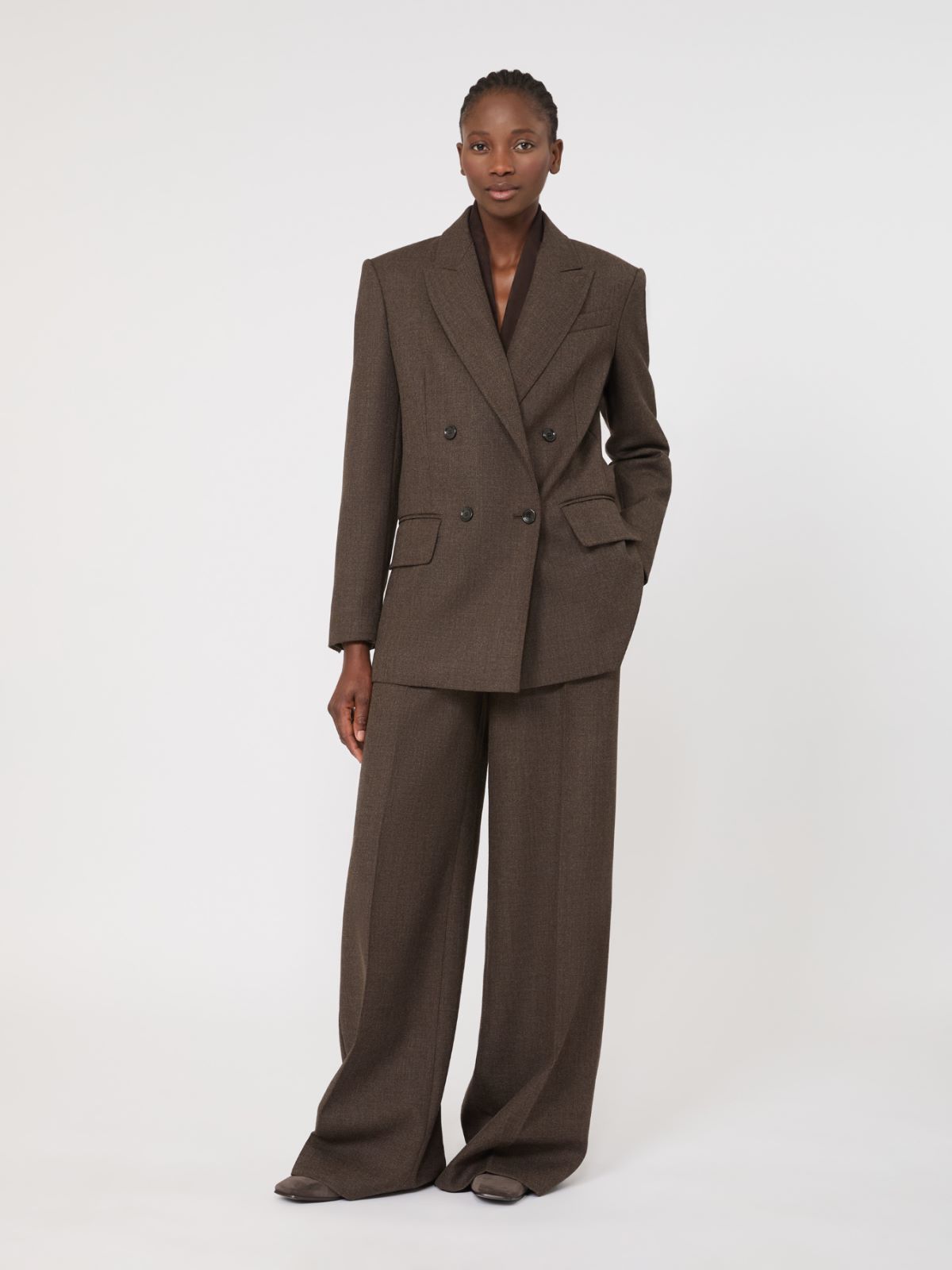 Batavia wool trousers - MUD - Max Mara