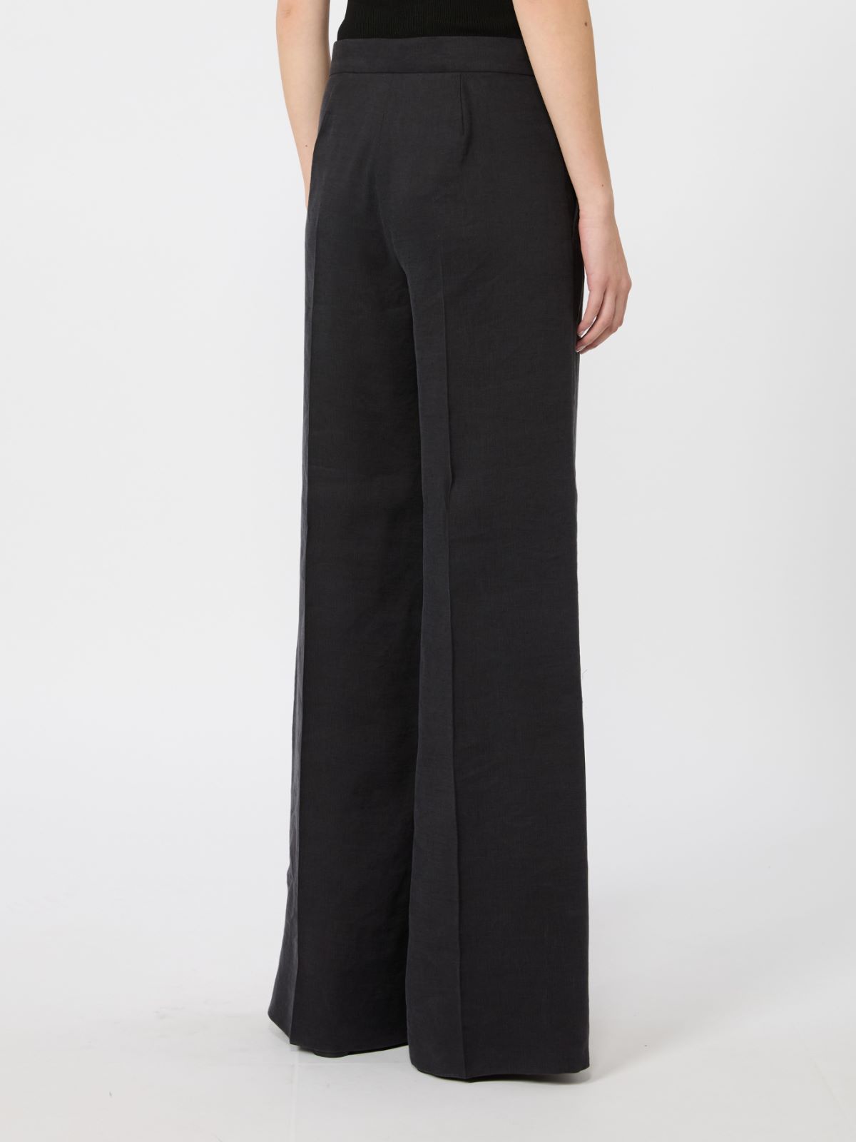 브론조 린넨 트라우저 - BLACK - Max Mara - 3