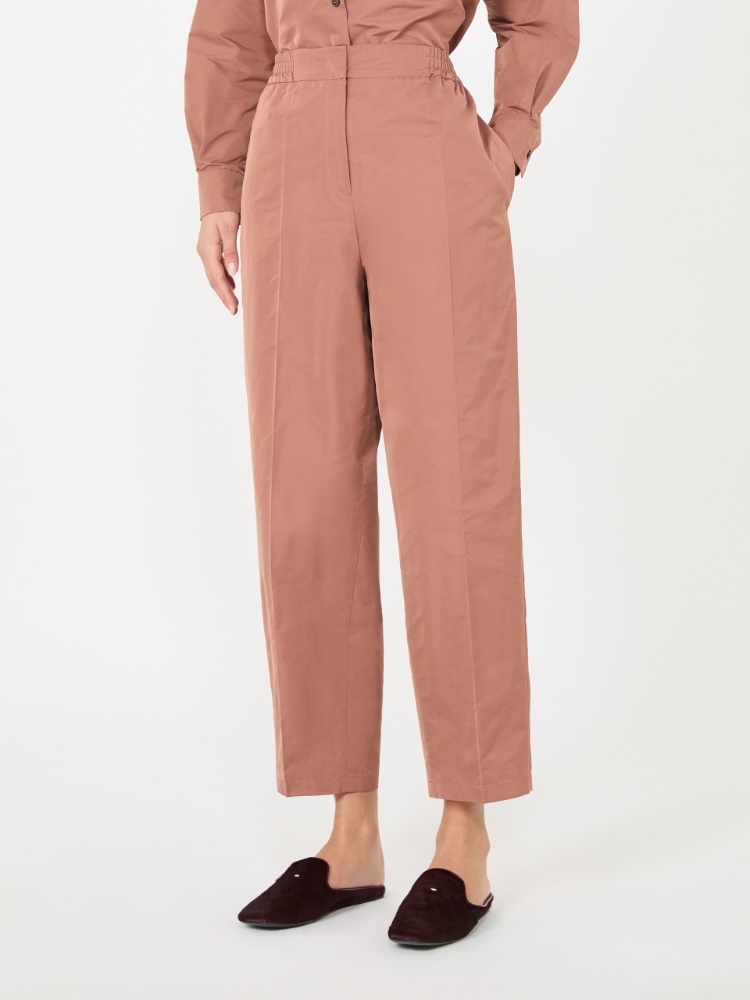 Silk-blend radzimir trousers - ANTIQUE ROSE - Max Mara - 2