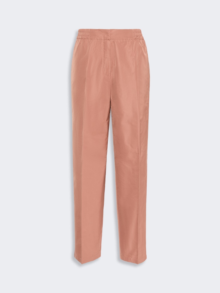 Silk-blend radzimir trousers - ANTIQUE ROSE - Max Mara - 4