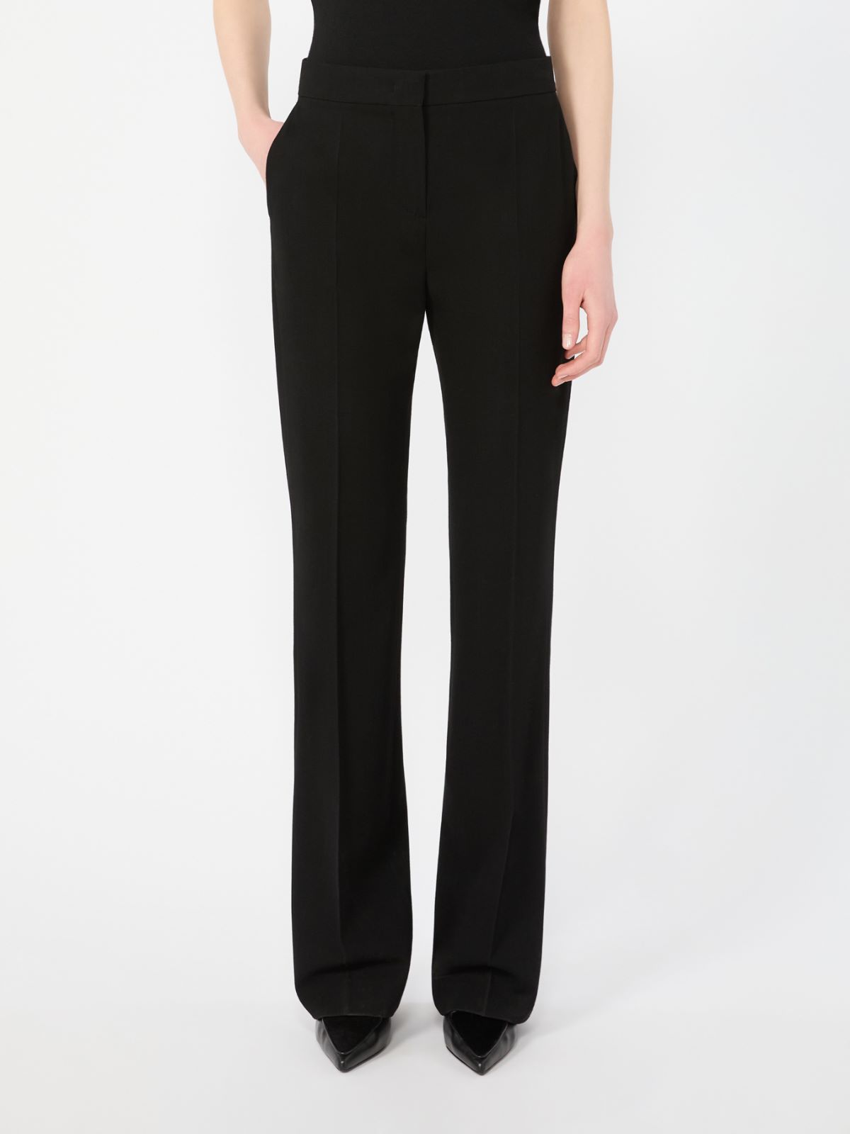 페를레 버진울 트라우저 - BLACK - Max Mara - 2