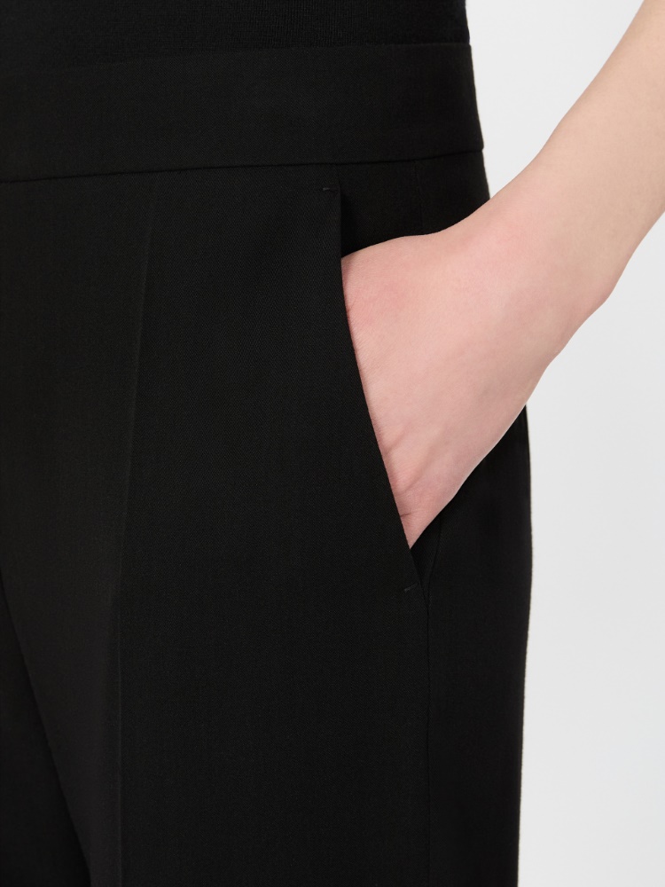 페를레 버진울 트라우저 - BLACK - Max Mara - 4