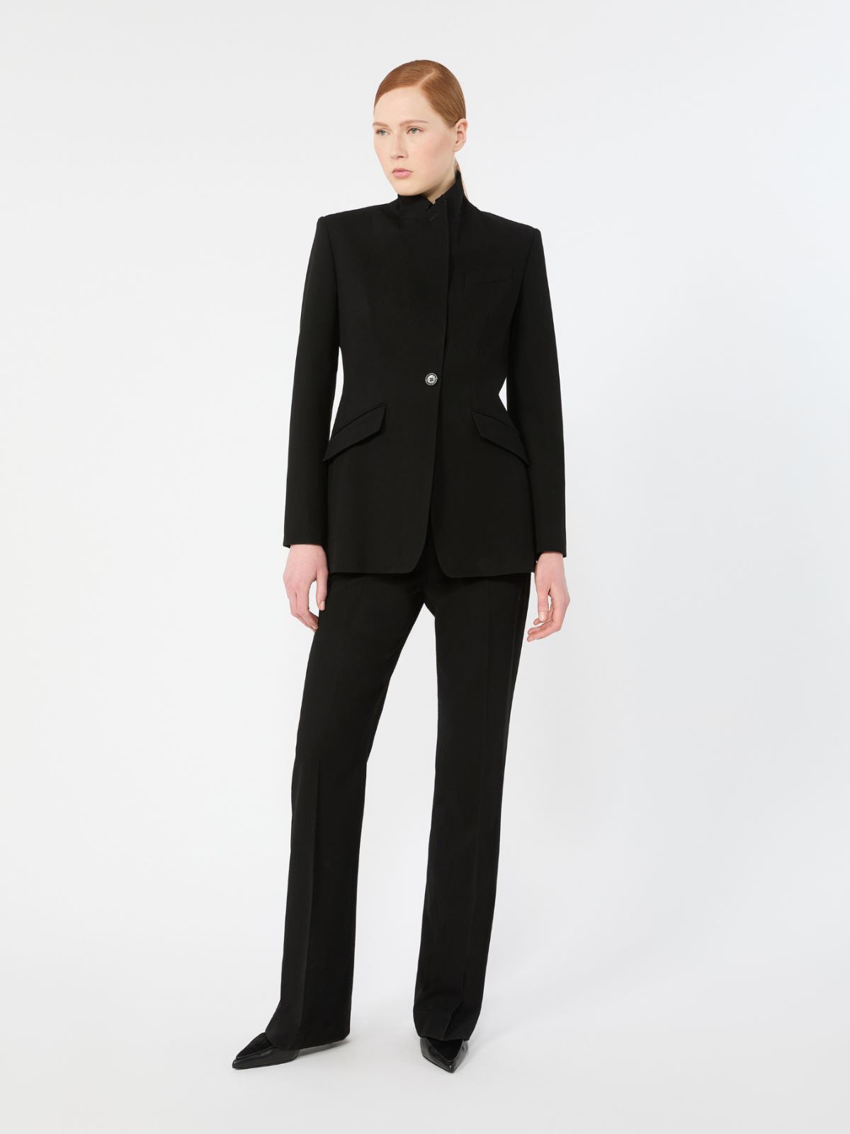 페를레 버진울 트라우저 - BLACK - Max Mara