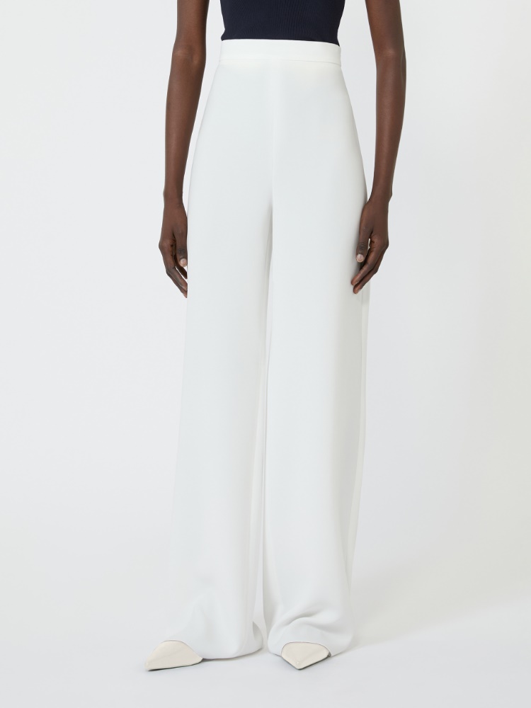 Cady wide-leg trousers - WHITE - 2