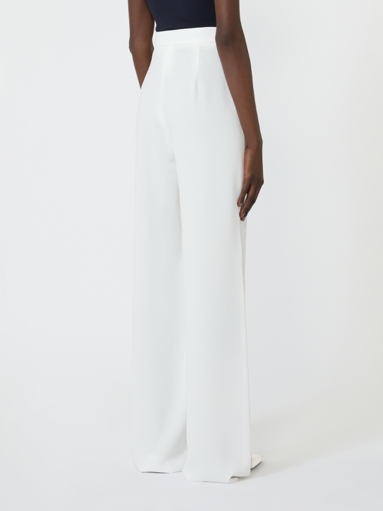 Cady wide-leg trousers - WHITE - 3