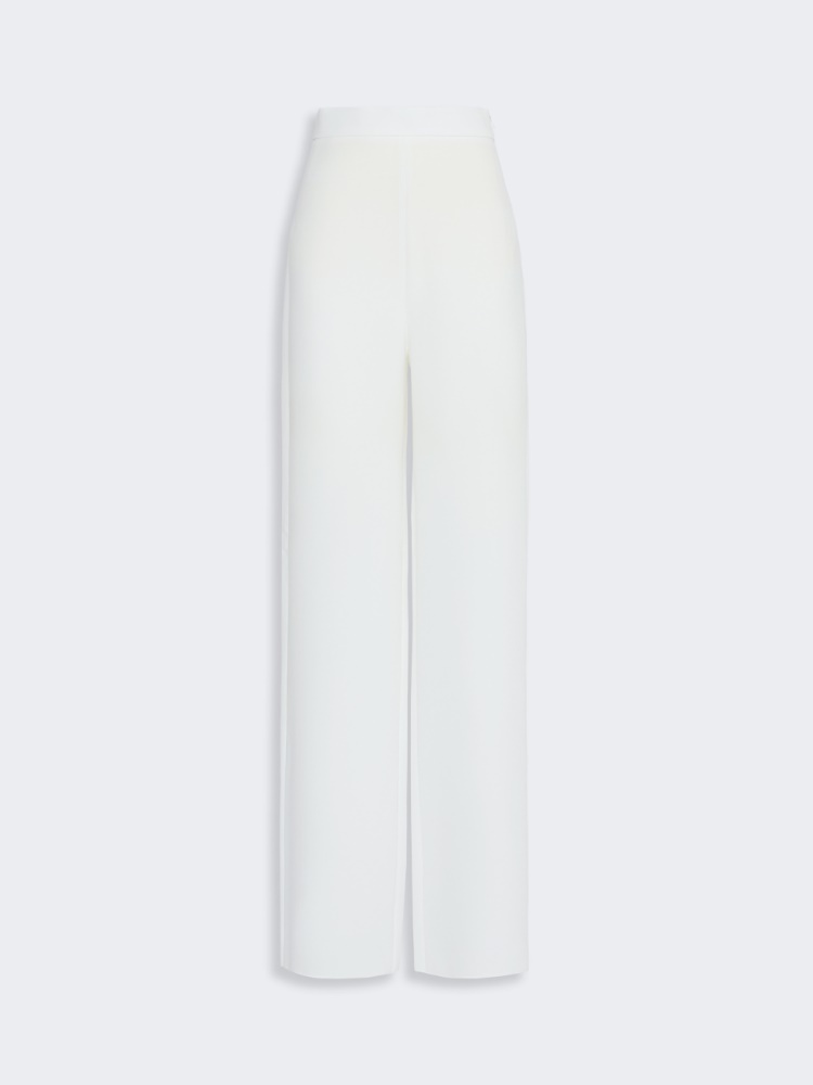 Cady wide-leg trousers - WHITE