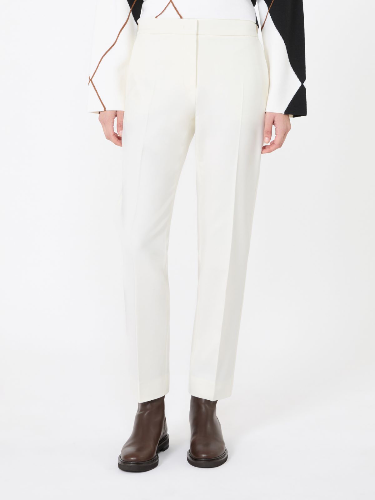 아치노 버진울 트라우저 - WHITE - Max Mara - 2