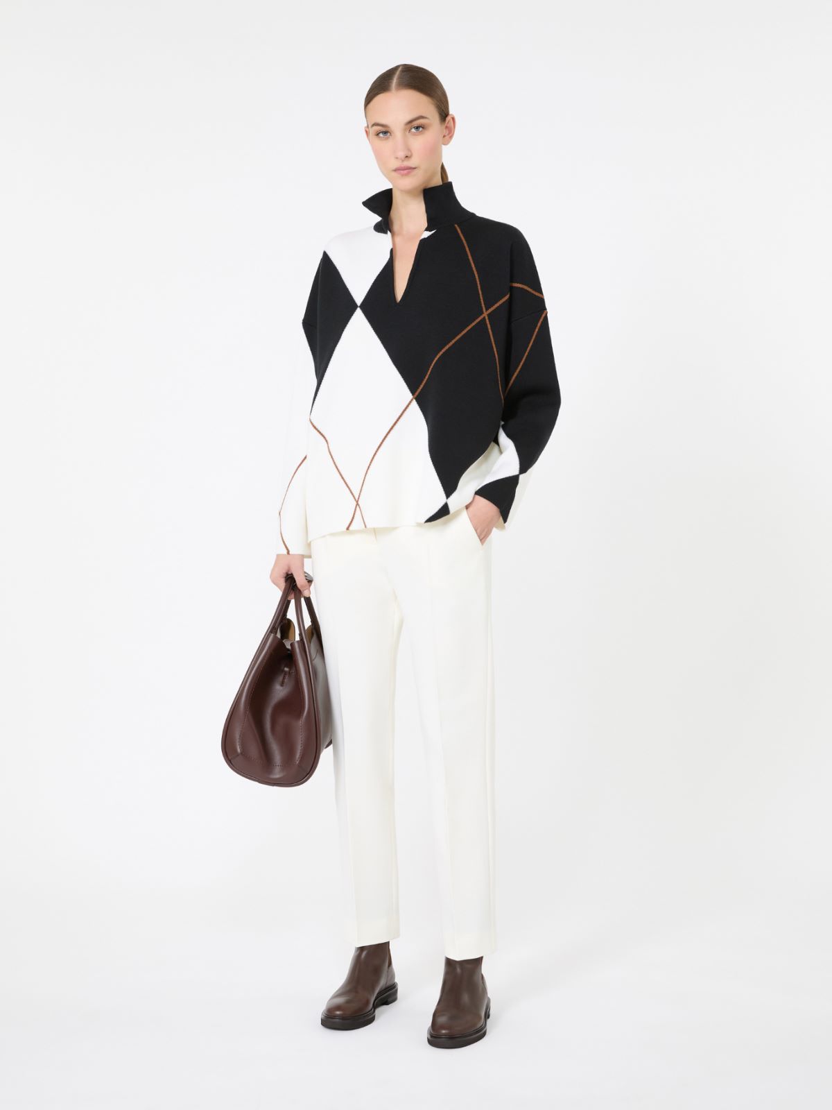 아치노 버진울 트라우저 - WHITE - Max Mara