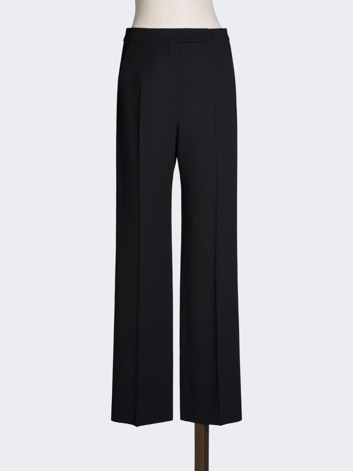 Wool cady trousers - BLACK - Max Mara - 4