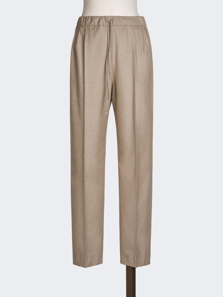 Cashmere foule trousers - TURTLEDOVE