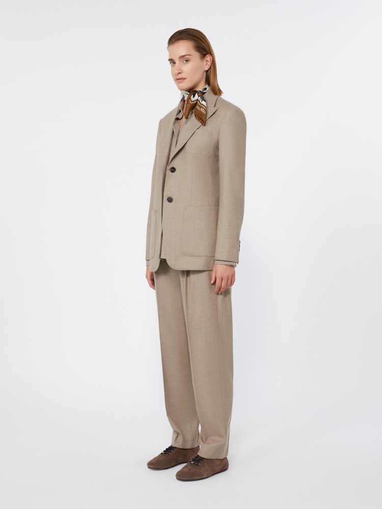 Cashmere foule trousers - TURTLEDOVE - Max Mara