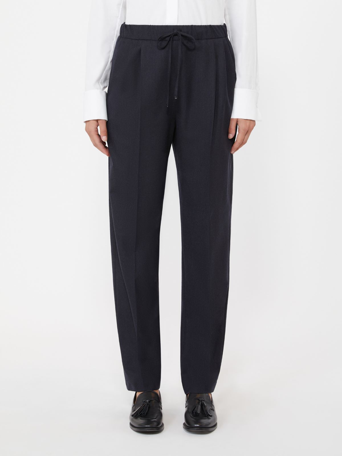 Cashmere foule trousers - ULTRAMARINE - Max Mara - 2