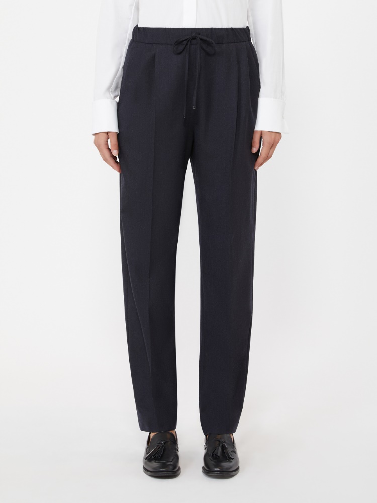 Cashmere foule trousers - ULTRAMARINE - Max Mara - 2