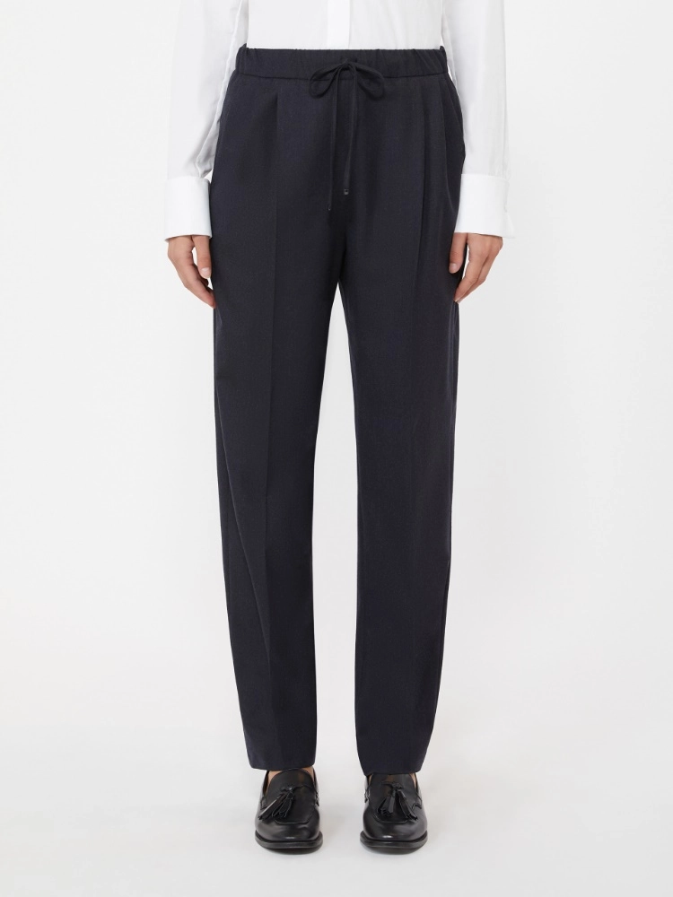 Cashmere foule trousers - ULTRAMARINE - Max Mara - 2