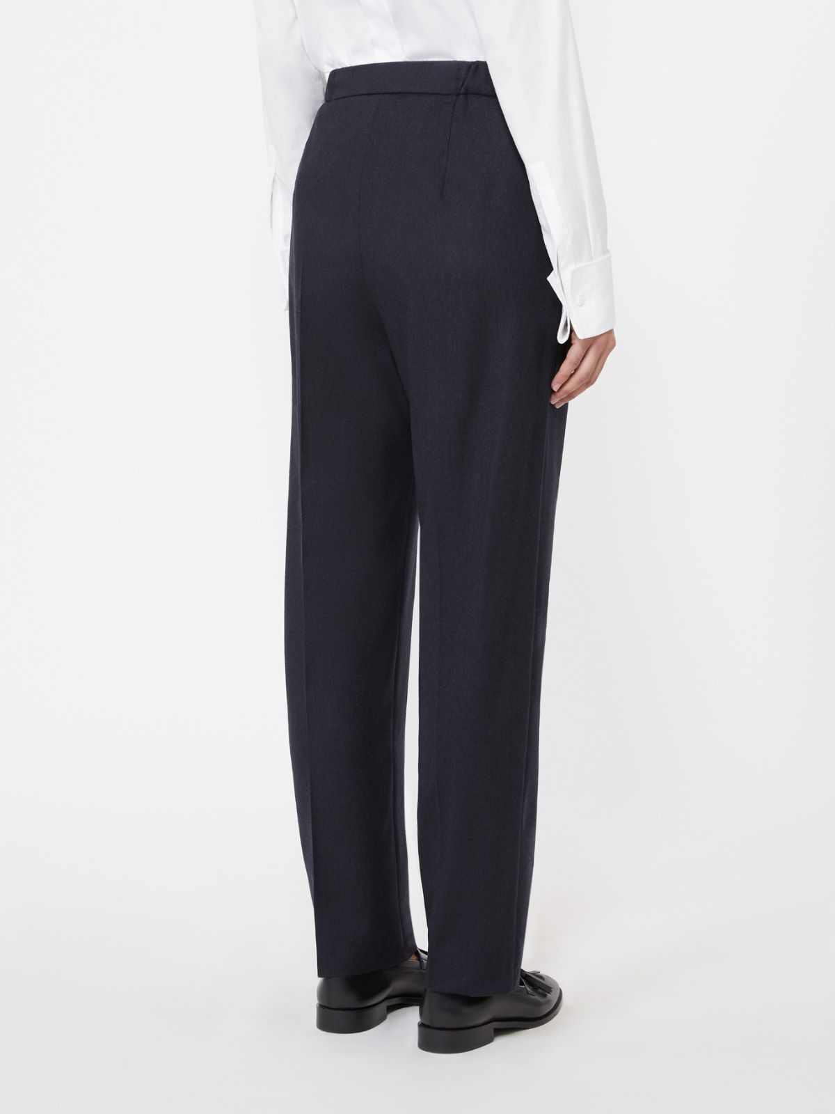 Cashmere foule trousers - ULTRAMARINE - Max Mara - 3