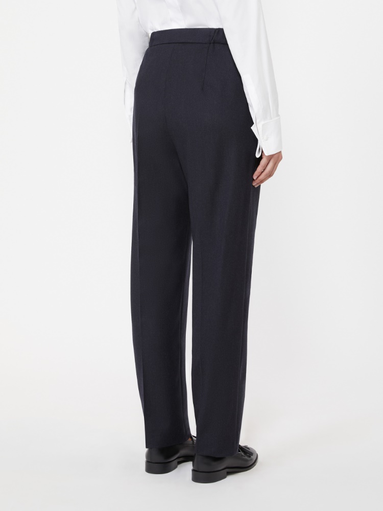 Cashmere foule trousers - ULTRAMARINE - Max Mara - 3